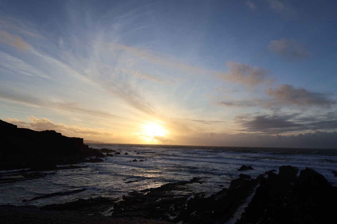 Winter Sunset. 